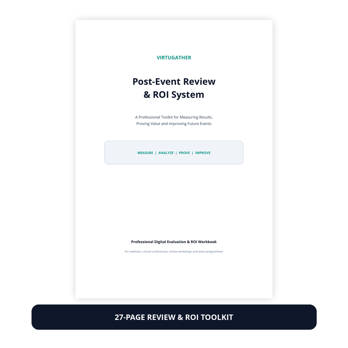 VirtuGather Post-Event Review and ROI System main product image