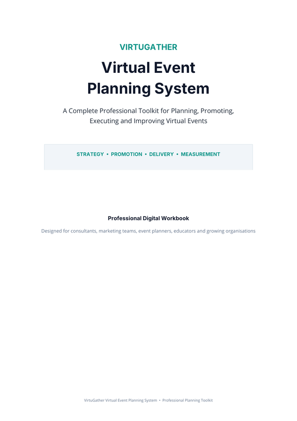 VirtuGather Virtual Event Planning System