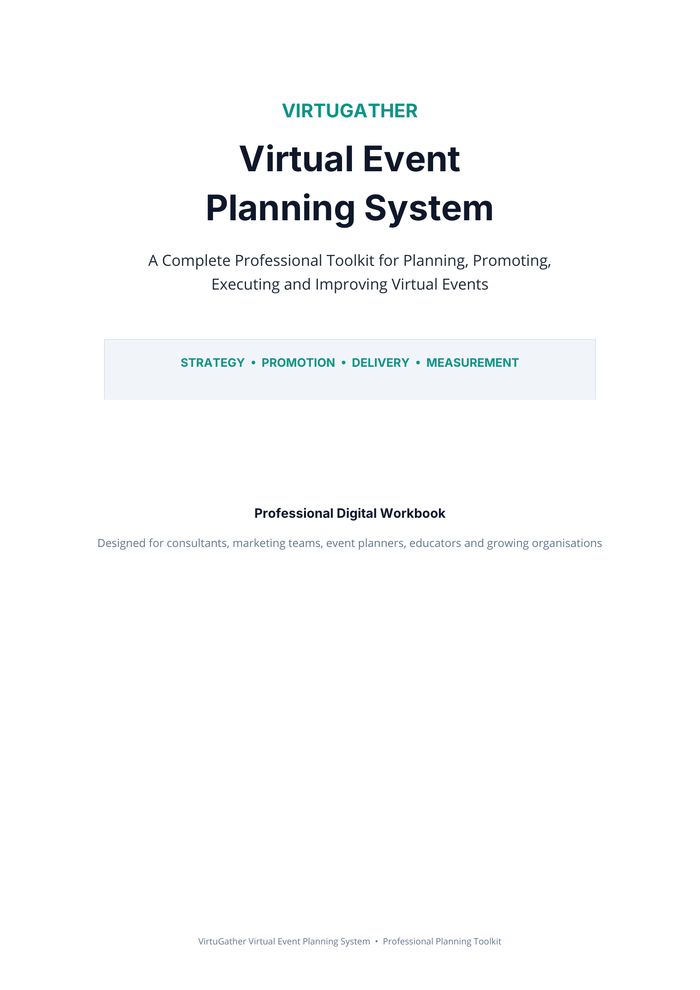 VirtuGather Virtual Event Planning System