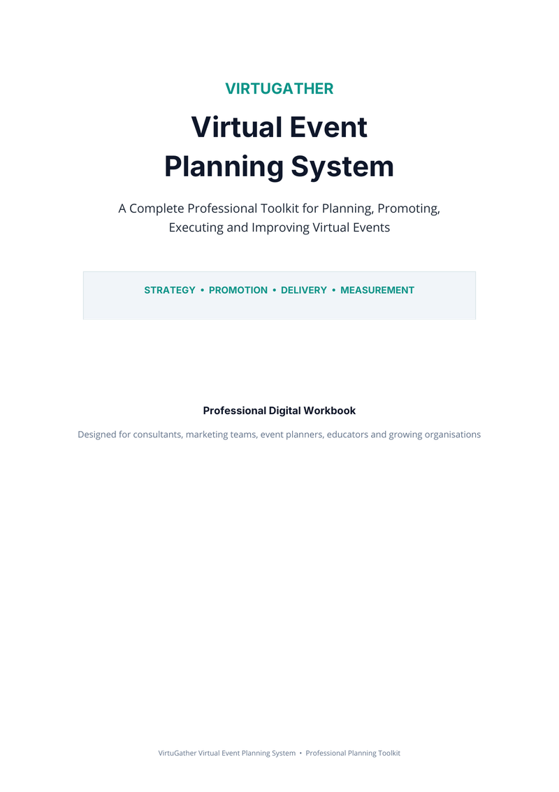 VirtuGather Virtual Event Planning System