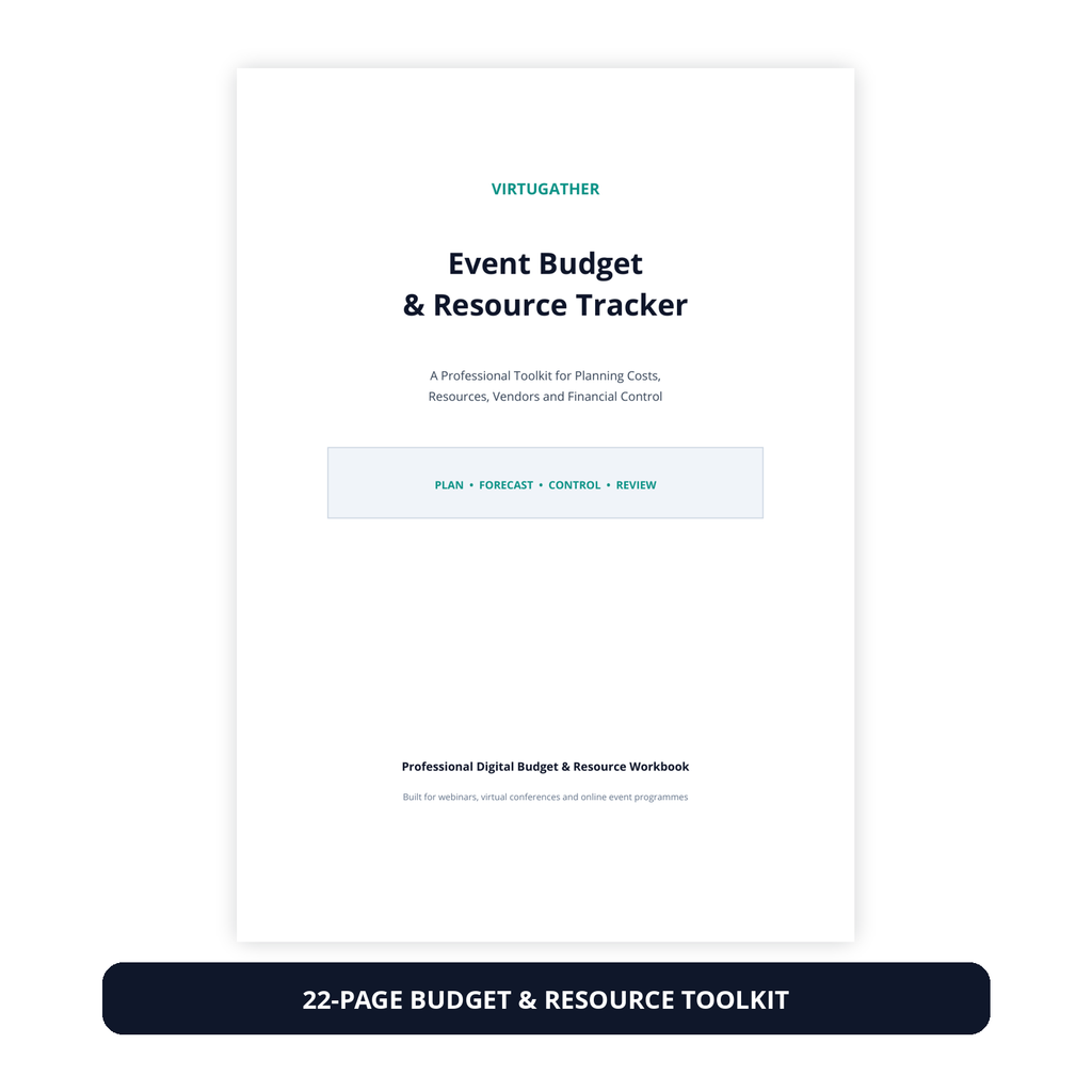 VirtuGather Event Budget and Resource Tracker main product image
