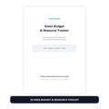 VirtuGather Event Budget and Resource Tracker main product image