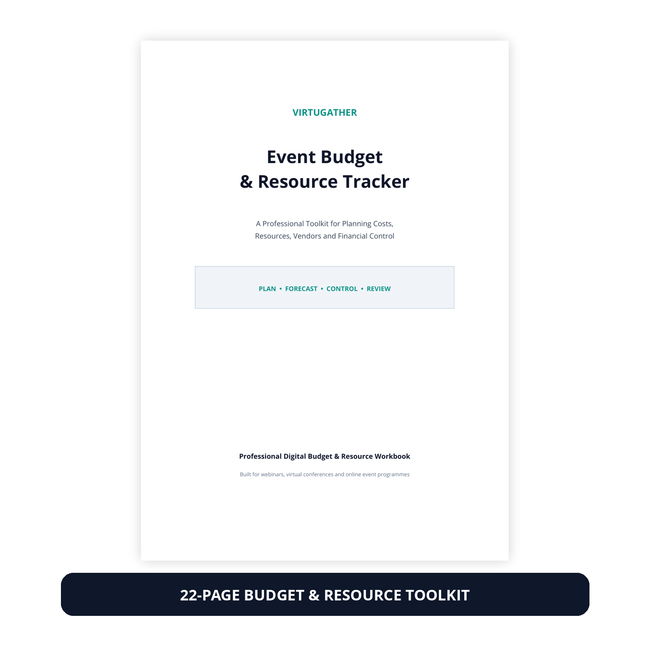 VirtuGather Event Budget & Resource Tracker