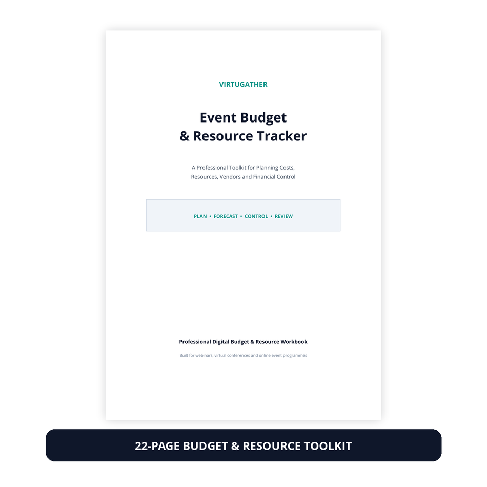 VirtuGather Event Budget & Resource Tracker