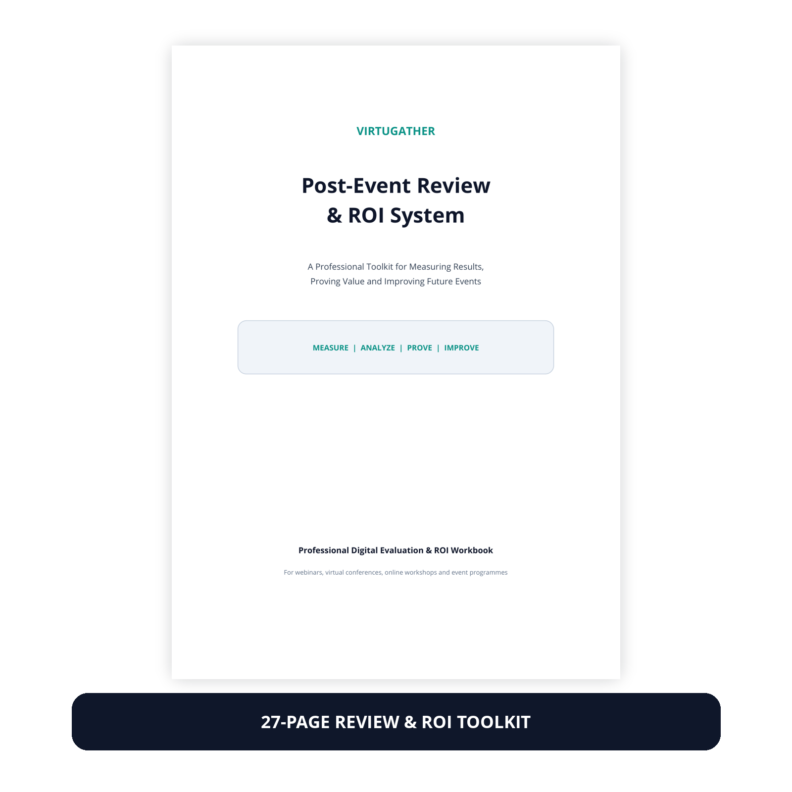 VirtuGather Post-Event Review and ROI System main product image