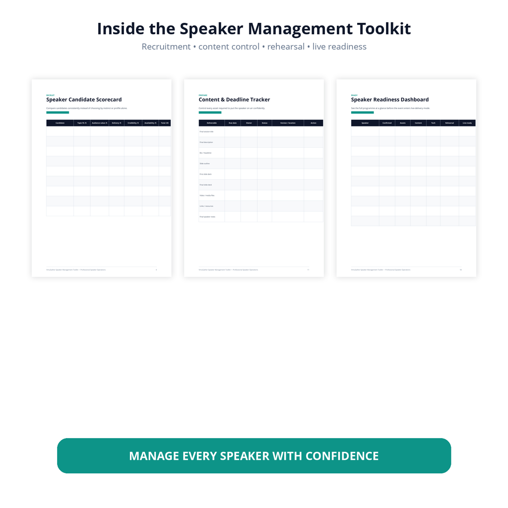 Preview pages from VirtuGather Speaker Management Toolkit
