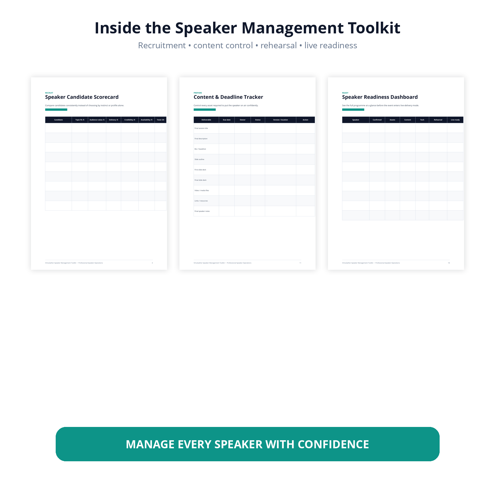 Preview pages from VirtuGather Speaker Management Toolkit