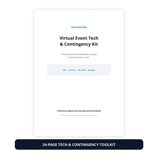 VirtuGather Virtual Event Tech & Contingency Kit